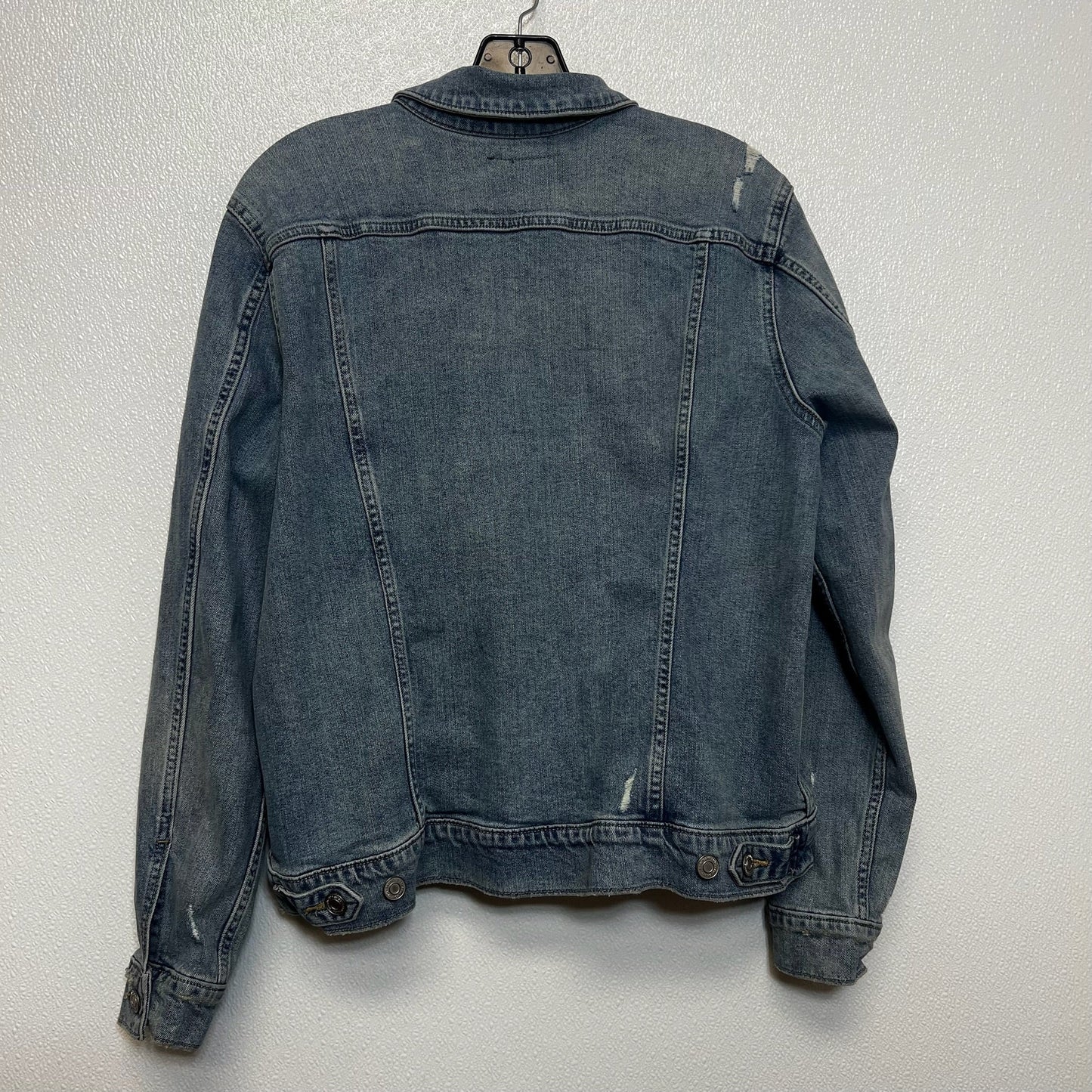 Jacket Denim By Lucky Brand O In Denim, Size: L