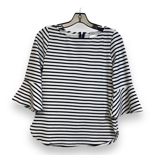 Top 3/4 Sleeve By Green Envelope In Striped, Size: S