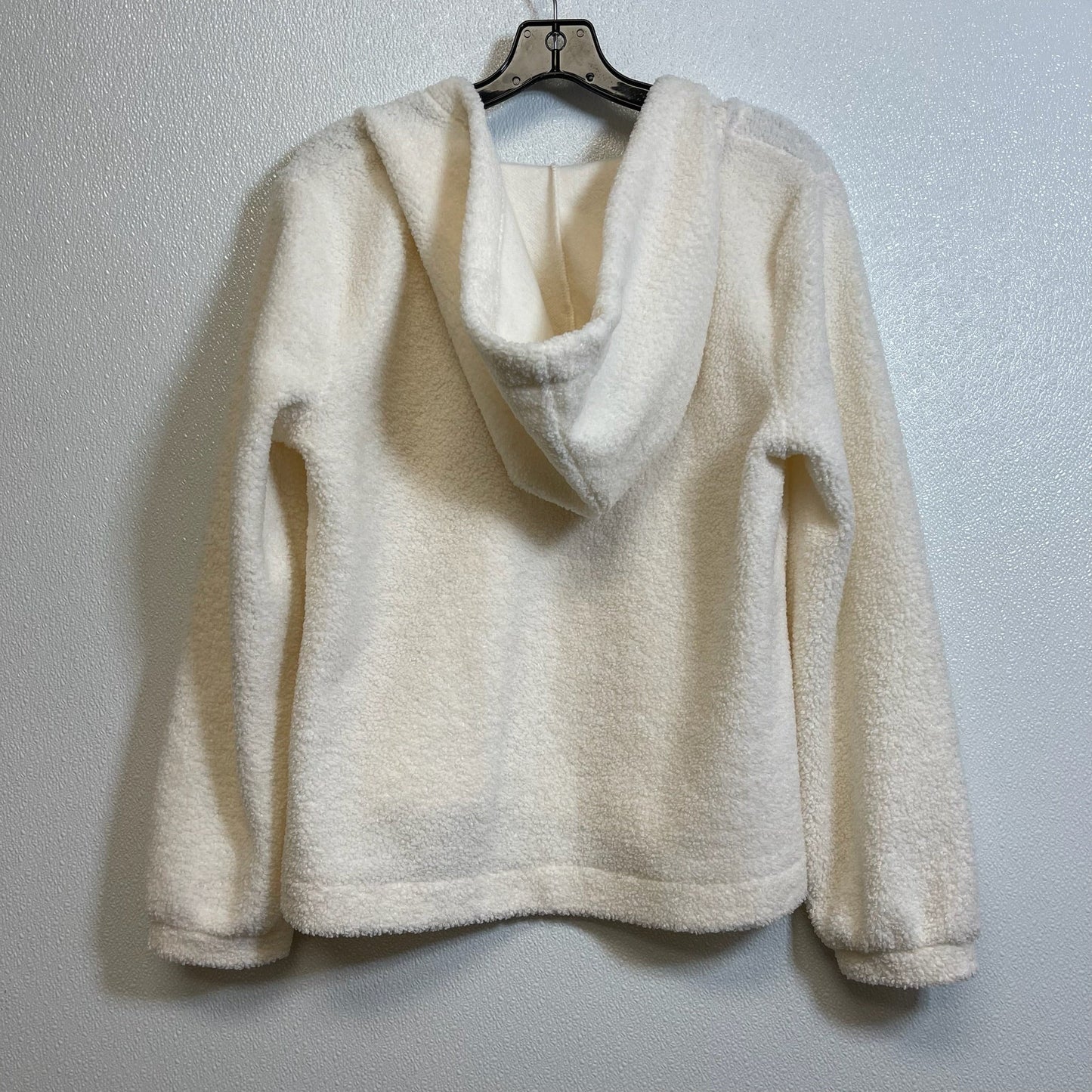 Sweatshirt Hoodie By Loft O In Ivory, Size: M