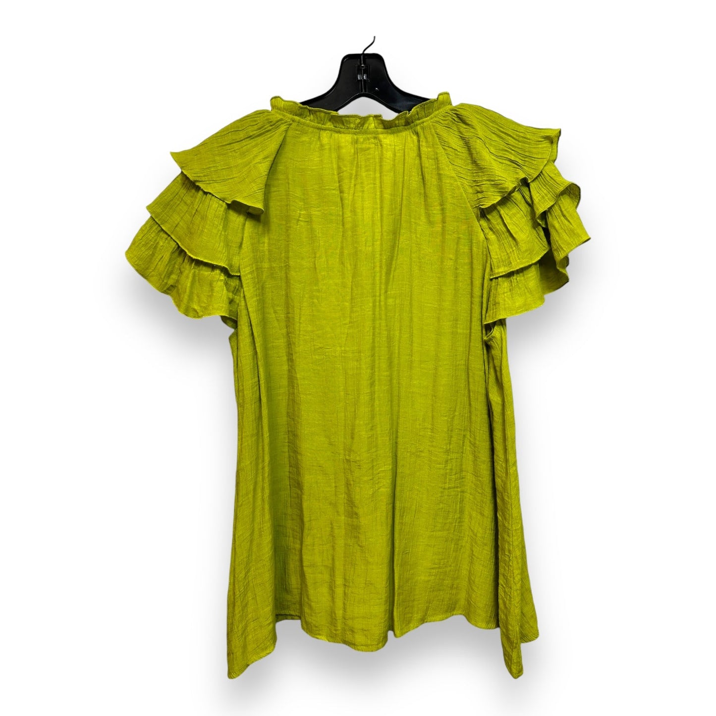 Top Sleeveless By Nanette Lepore In Chartreuse, Size: Xl