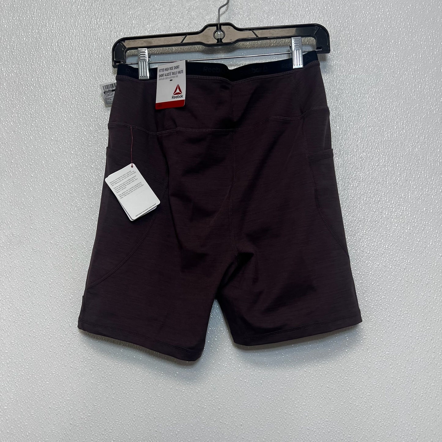 Athletic Shorts By Reebok In Eggplant, Size: L