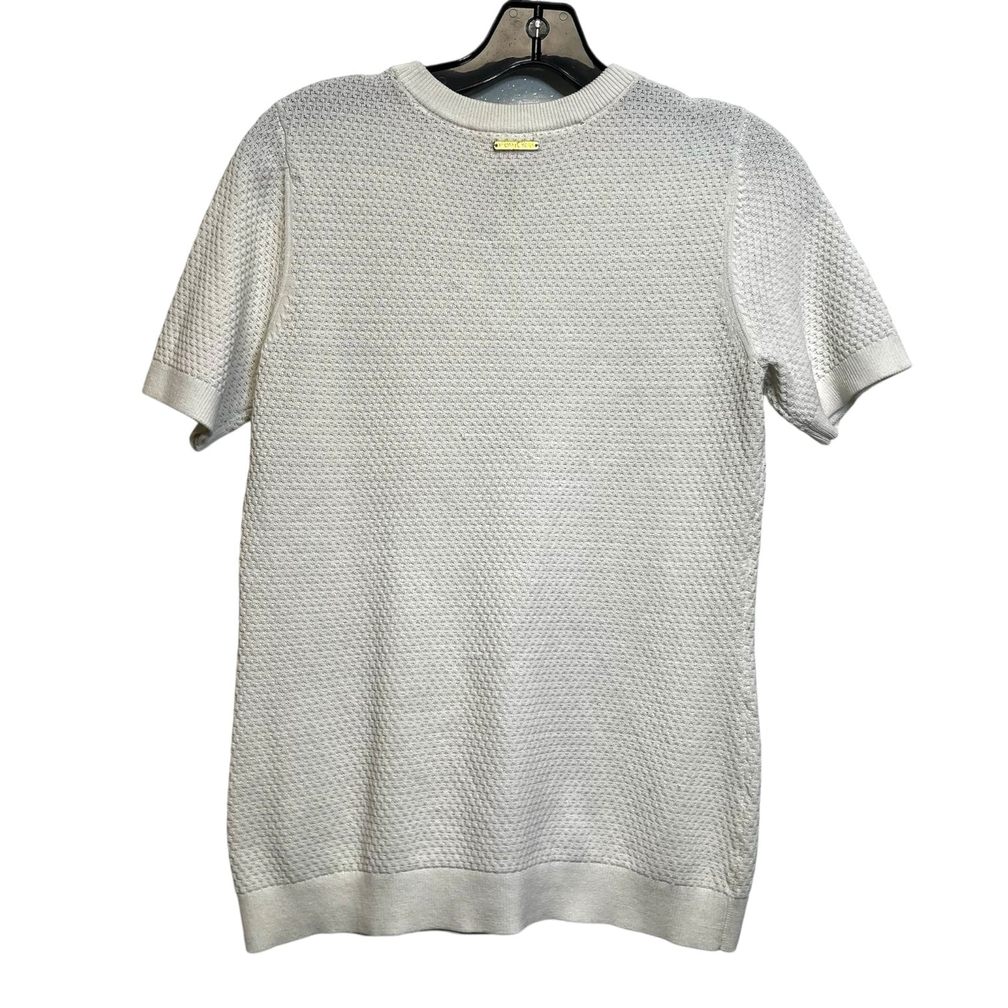 Sweater Short Sleeve By Michael Kors O In Cream, Size: S