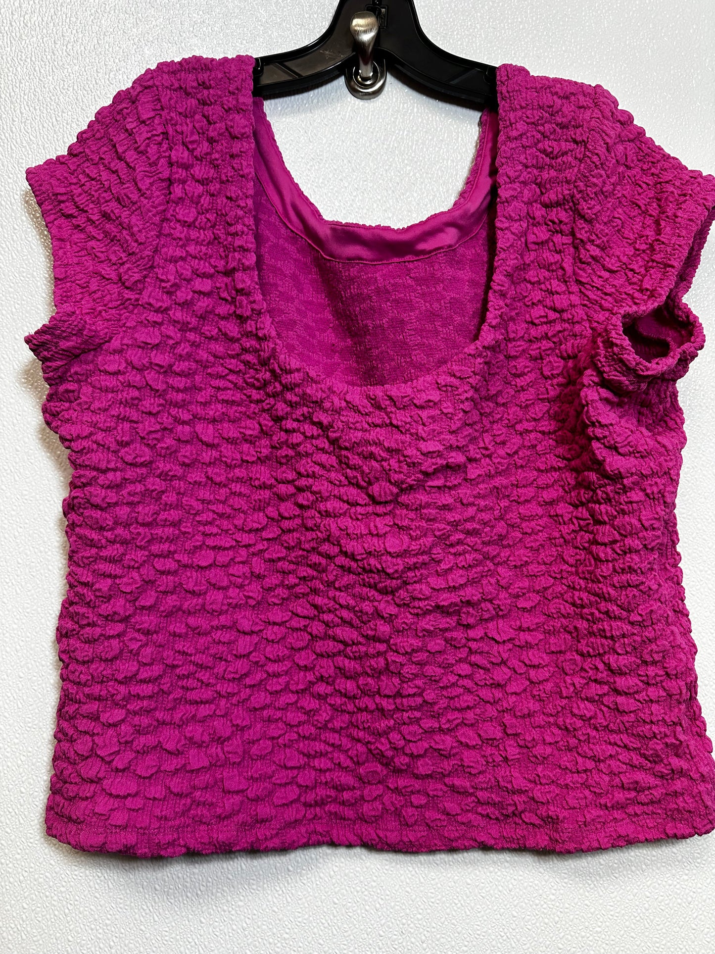 Top Sleeveless By Maeve In Hot Pink, Size: Xl