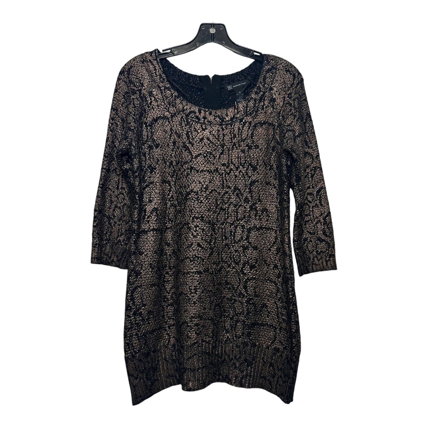 Sweater By Inc O In Gold Black, Size: M