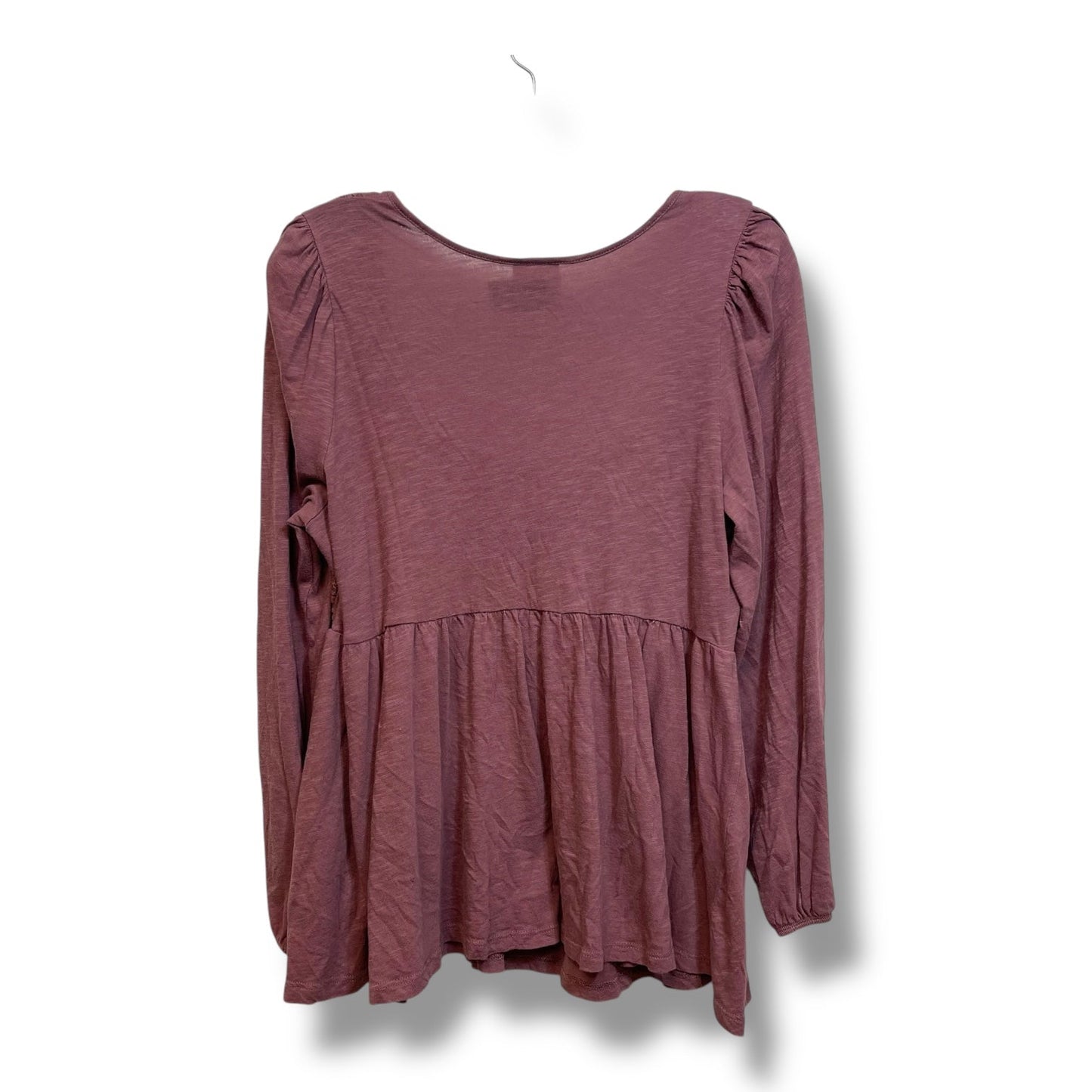 Top Long Sleeve By Torrid In Mauve, Size: L