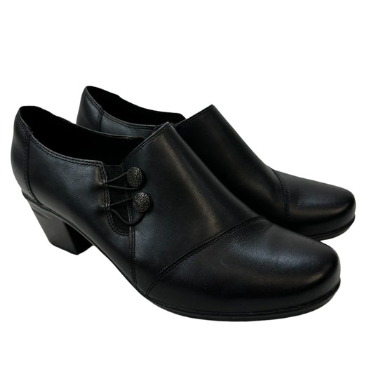 Shoes Heels Block By Clarks In Black, Size: 10