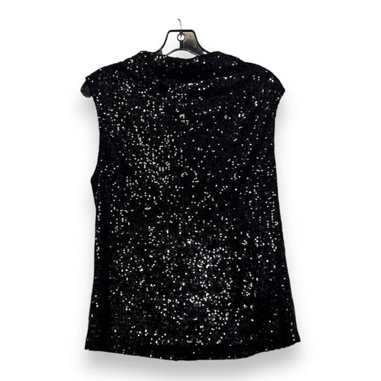 Top Sleeveless By Cable And Gauge In Black, Size: M