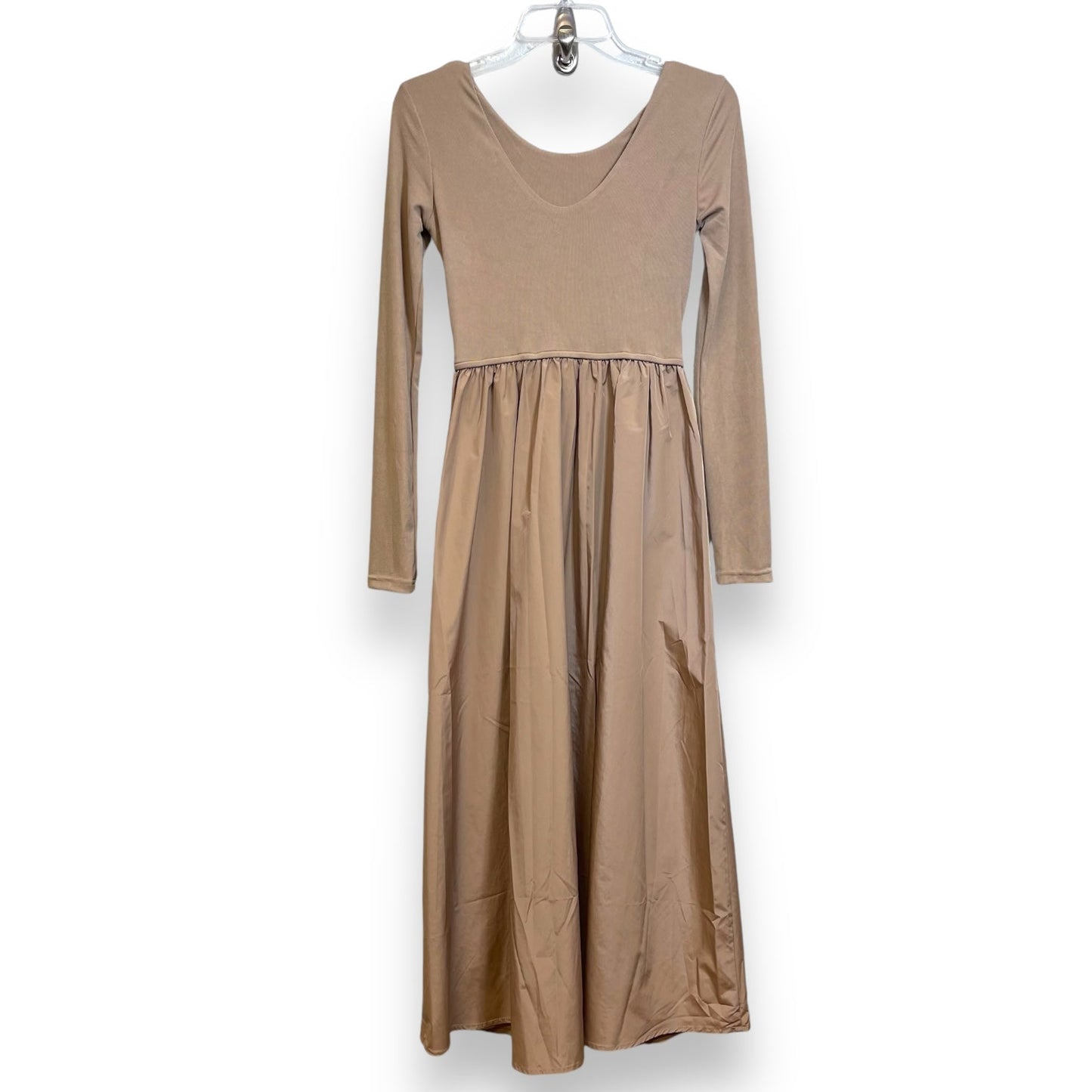 Dress Casual Maxi By Ces Femme In Tan, Size: S