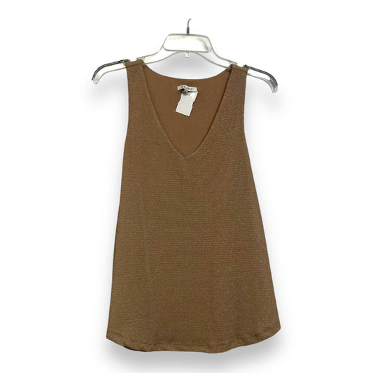 Top Sleeveless By Z Supply In Gold, Size: S