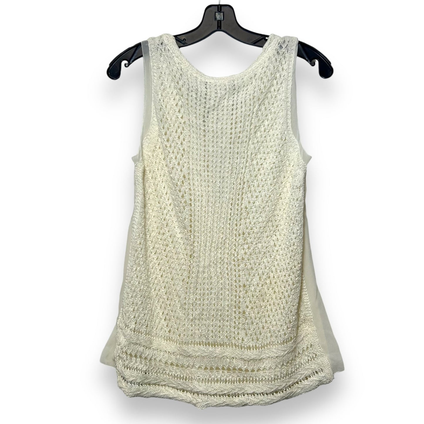 Top Sleeveless By White House Black Market In Ivory, Size: S