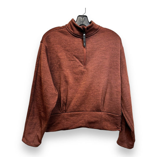 Sweatshirt Collar By Athleta In Bronze, Size: S