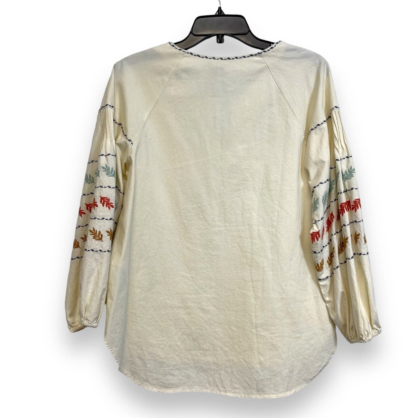 Top Long Sleeve By Madewell In Ivory, Size: Xs