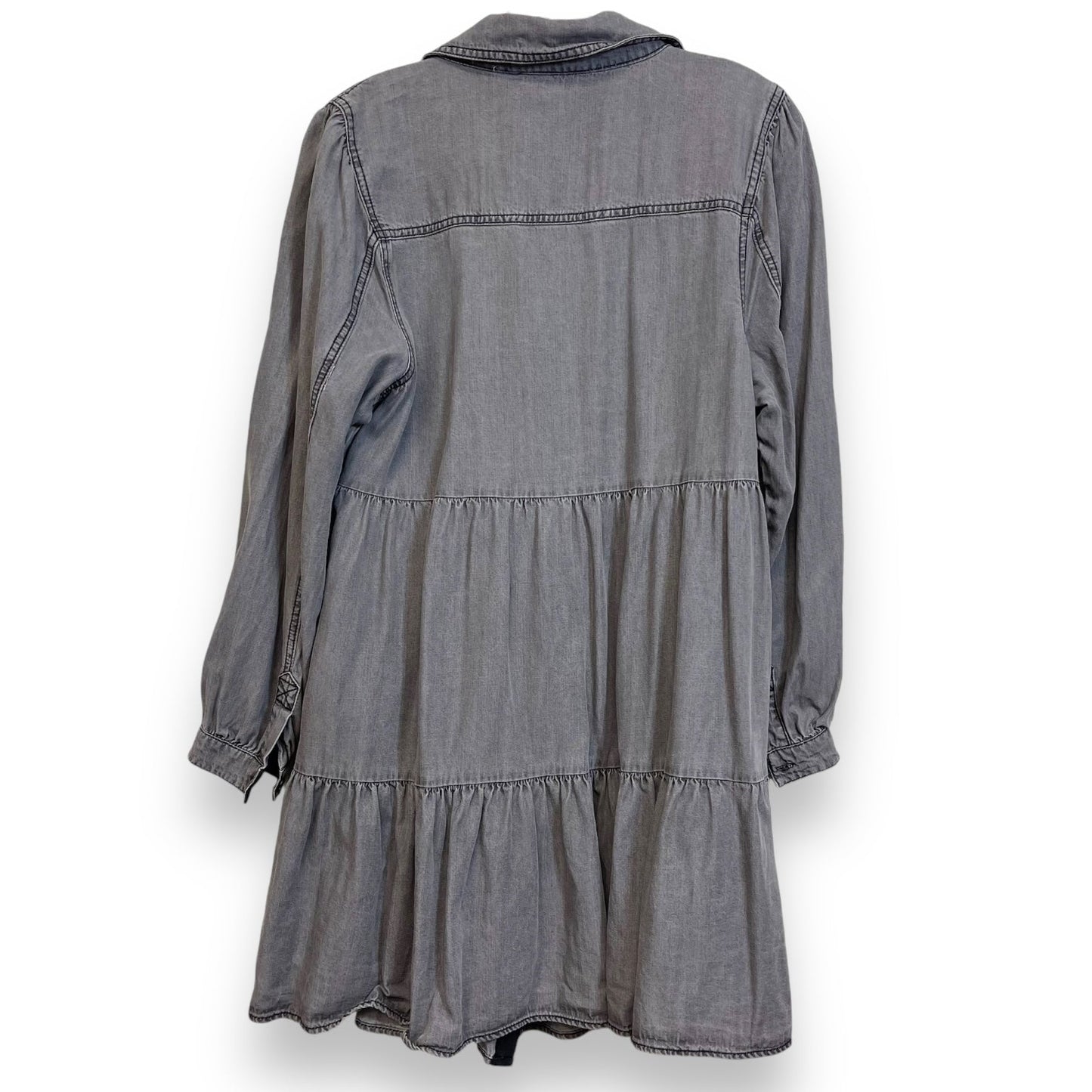 Dress Casual Short By Serra In Grey Denim, Size: M