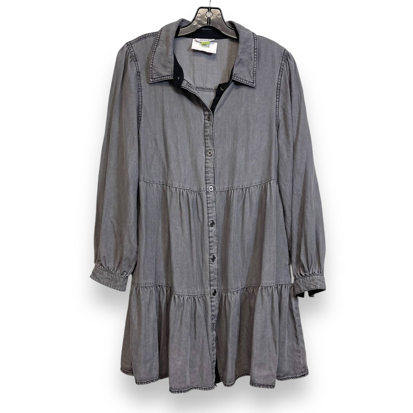 Dress Casual Short By Serra In Grey Denim, Size: M