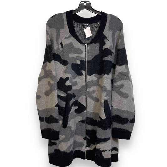 Cardigan By Torrid In Camouflage Print, Size: 2x