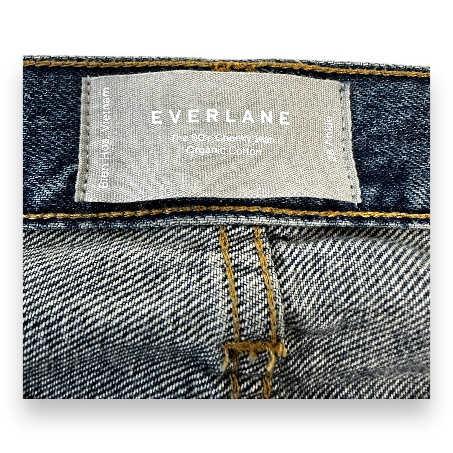 The 90s Cheeky lean Organic Cotton Jeans Boyfriend By Everlane In Blue Denim, Size: 6