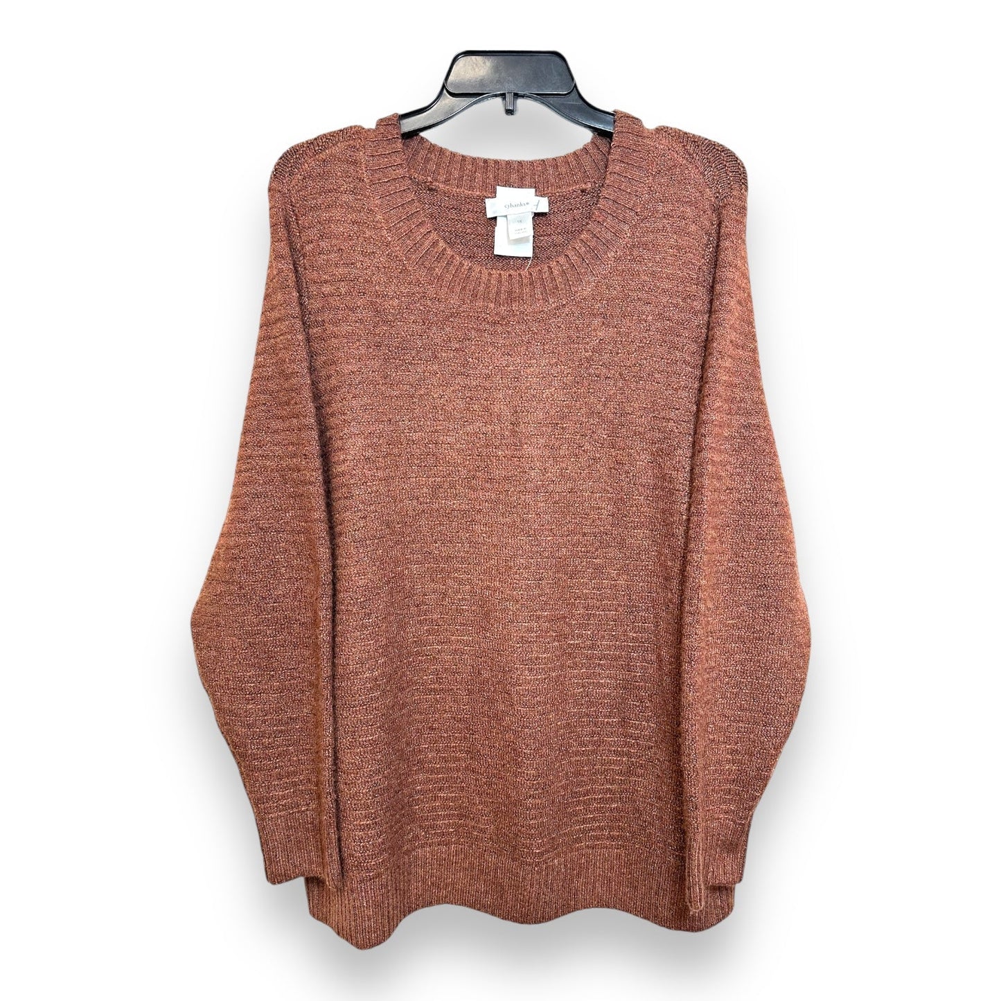 Sweater By Cj Banks In Brown, Size: 1x