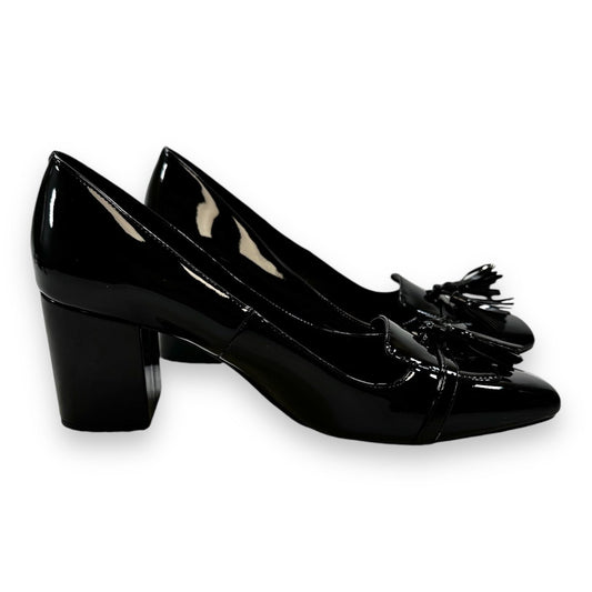 Shoes Heels Block By Ann Taylor In Black, Size: 9.5