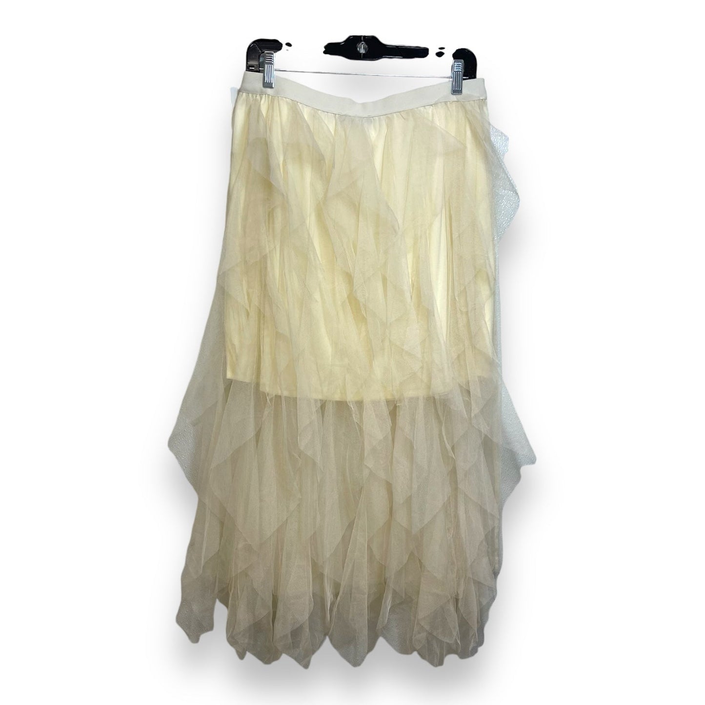 Skirt Midi By Very J In Ivory, Size: L