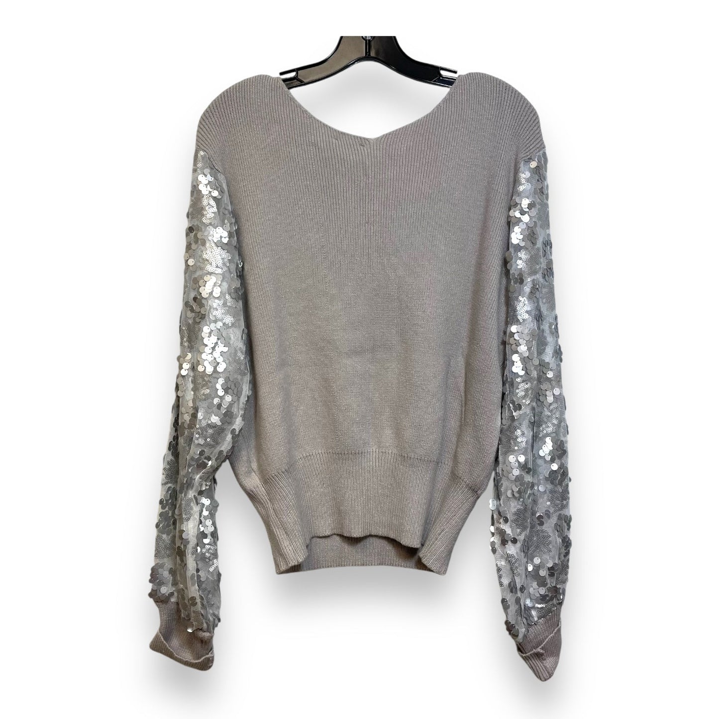 Sweater By Bibi In Silver, Size: Xl