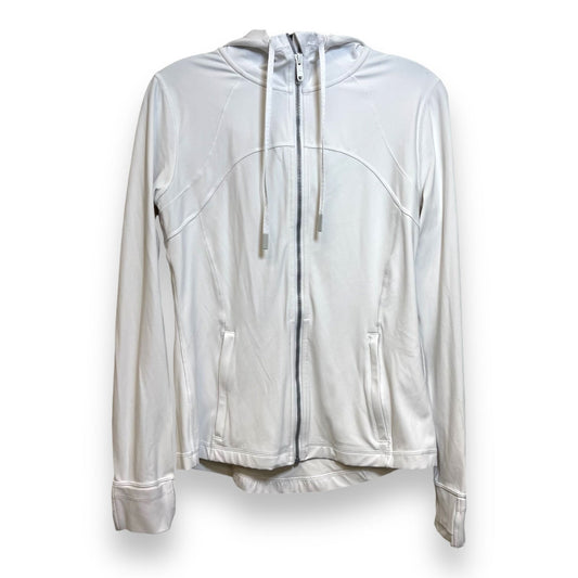 Athletic Jacket By Lululemon In White, Size: Xs