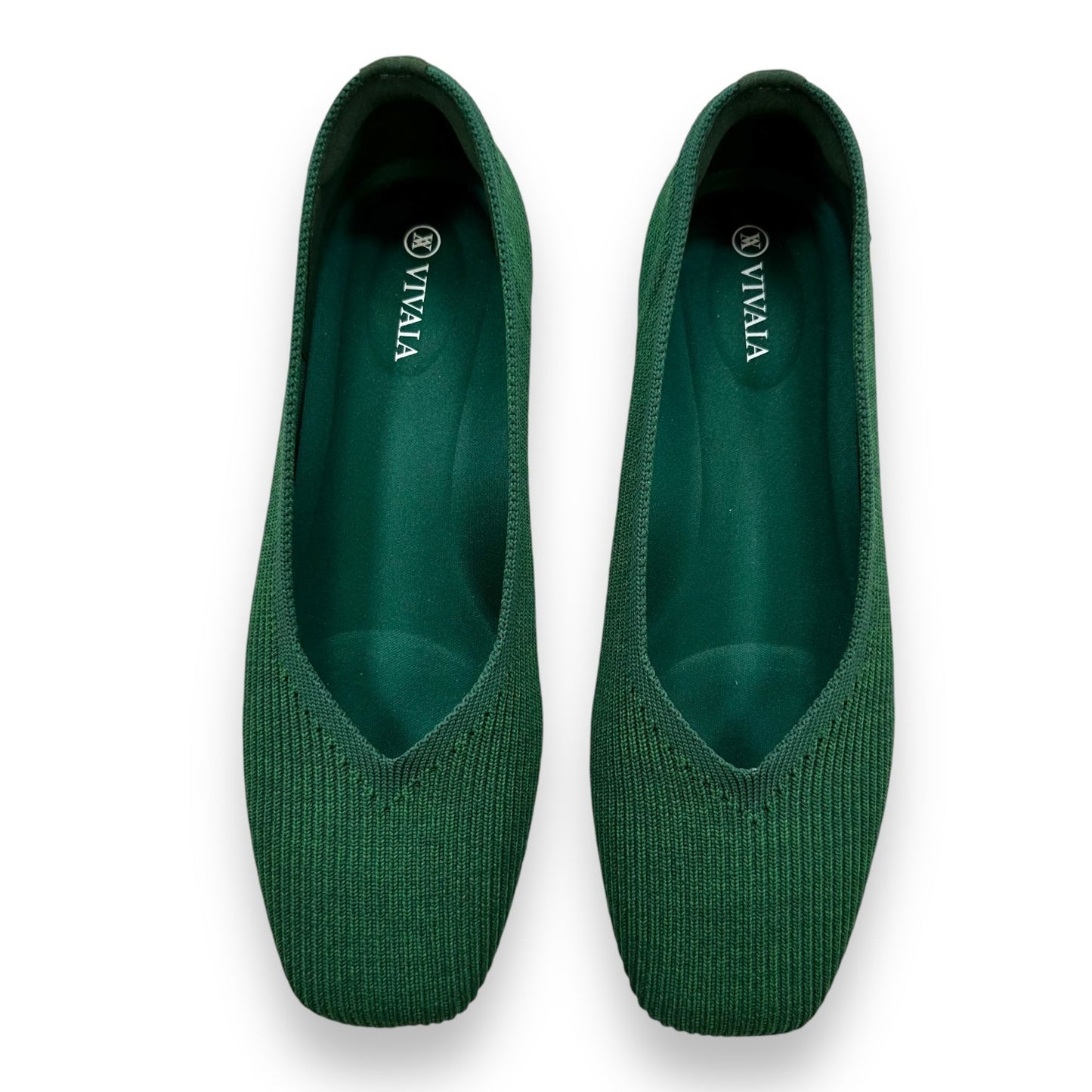 Shoes Flats By VIVAIA In Green, Size: 7.5