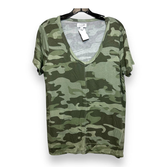 Top Short Sleeve By Mudpie In Camouflage Print, Size: S