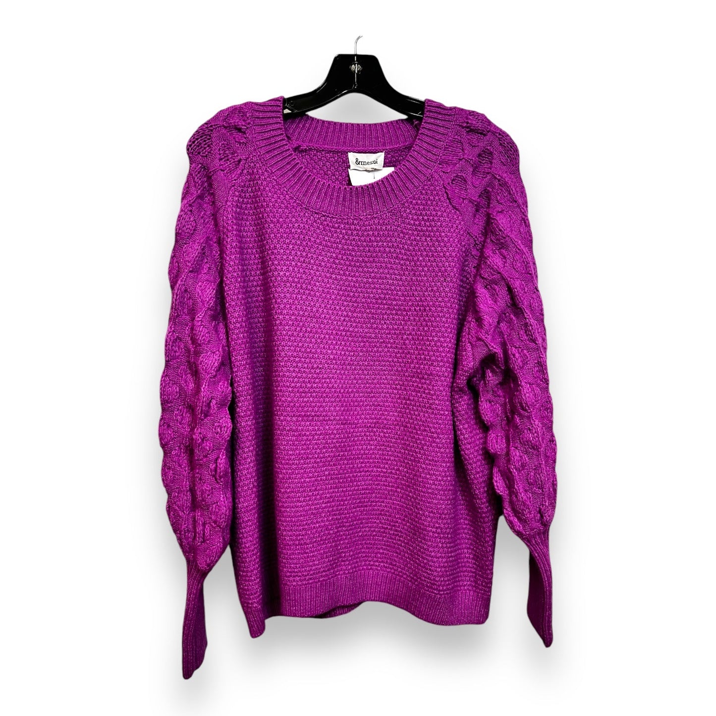 Sweater By Clothes Mentor In Pink, Size: L