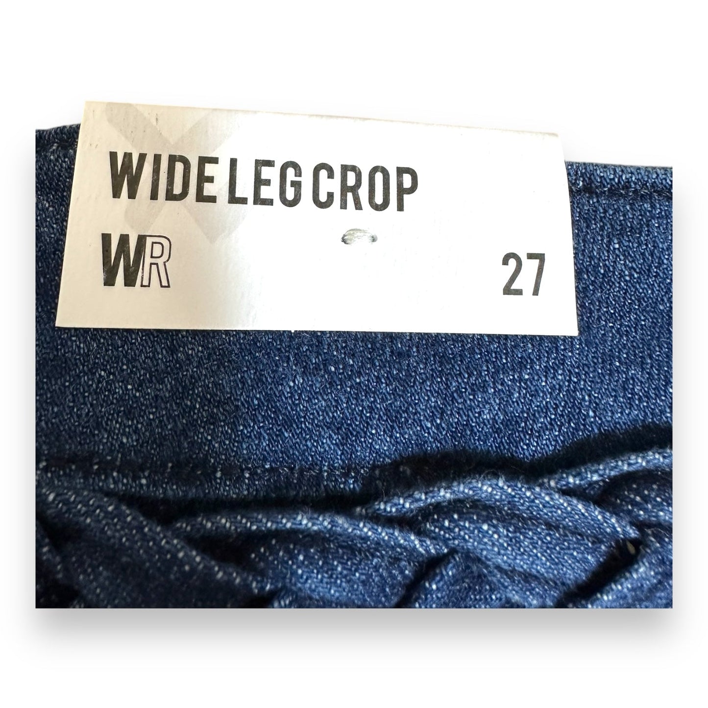 Jeans wide leg Cropped By William Rast In Blue Denim, Size: 4