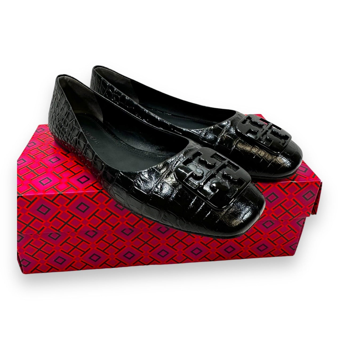 Shoes Flats By Tory Burch In Black, Size: 6