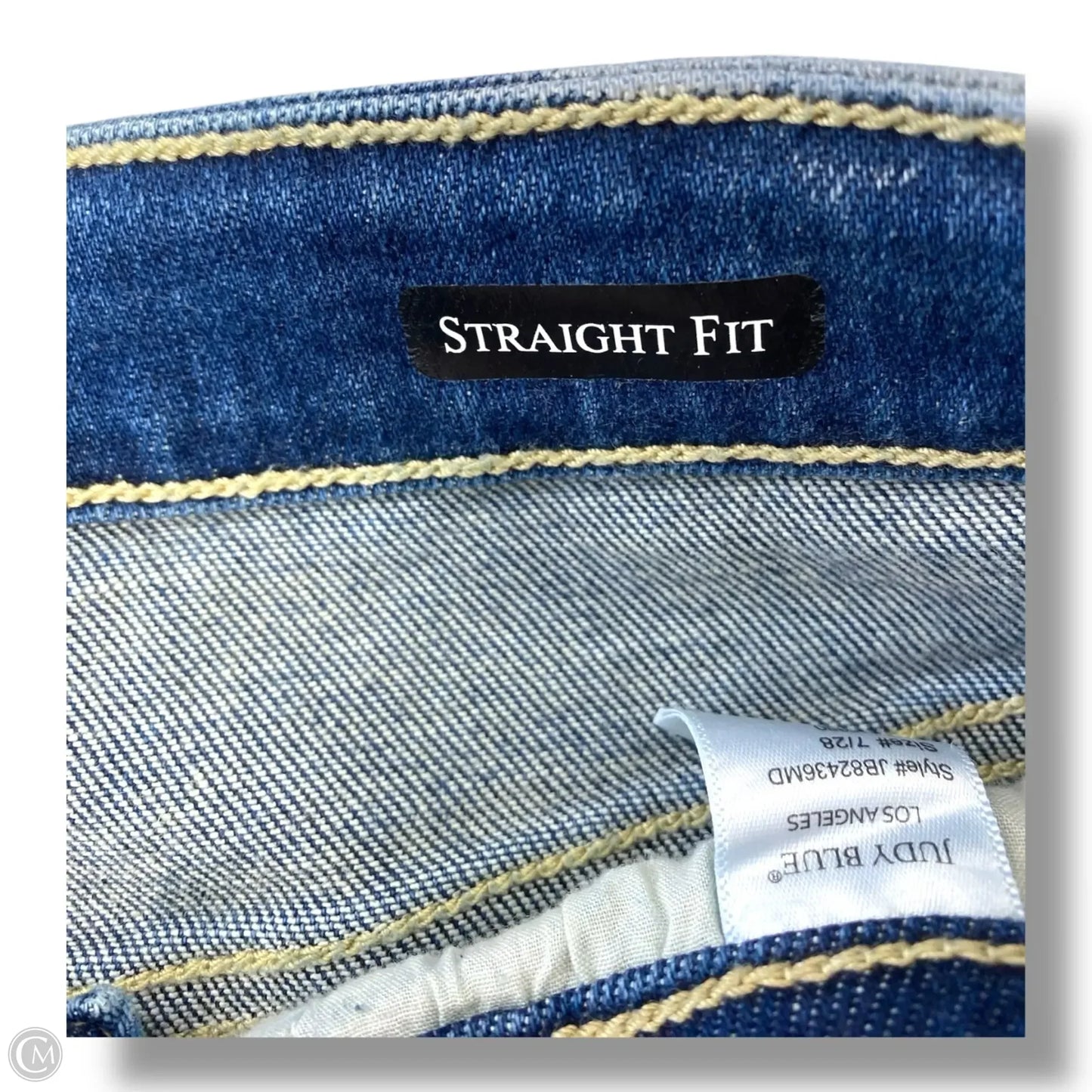 Jeans straight By Judy Blue In Blue Denim, Size: 6