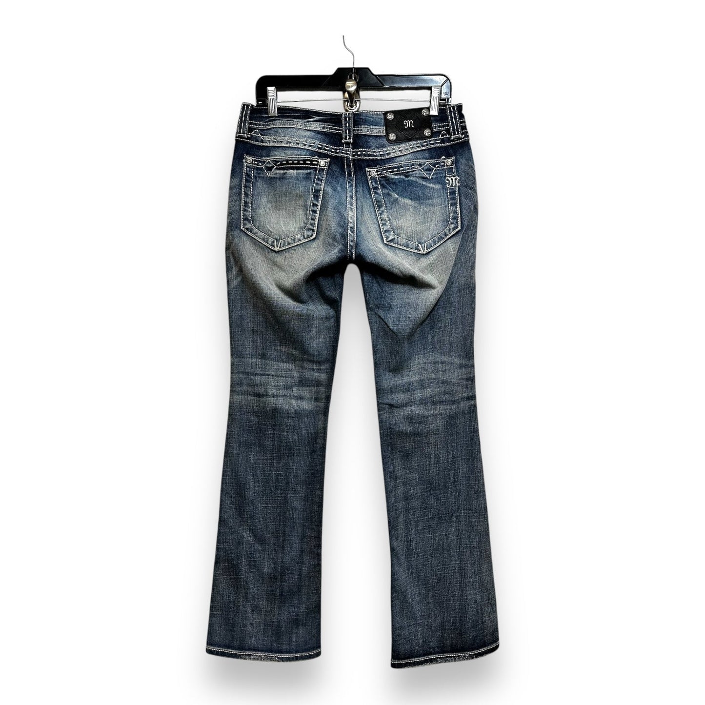 Jeans Flared By Miss Me In Blue Denim, Size: 8