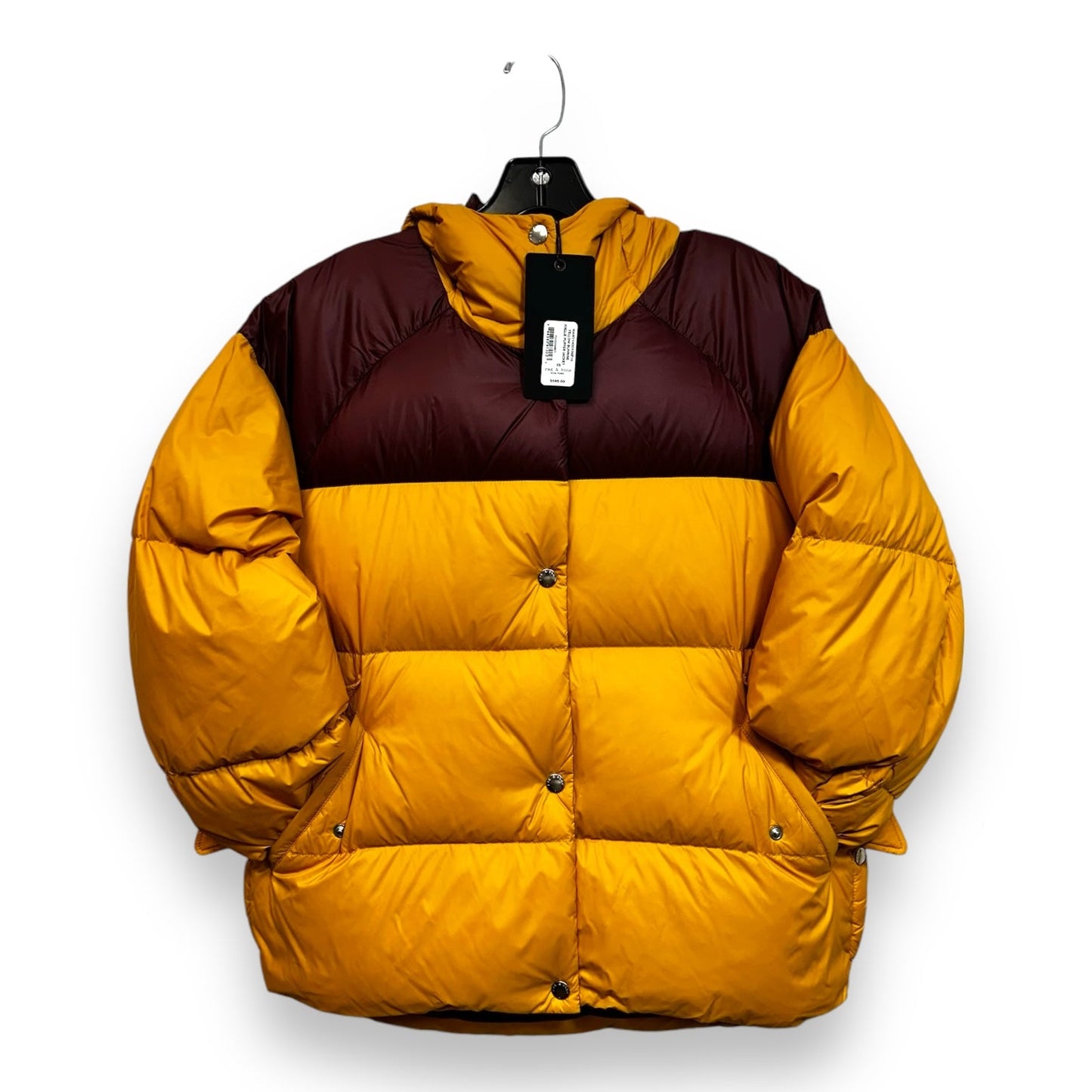 Coat Puffer & Quilted By Rag And Bone In Yellow, Size: Xs