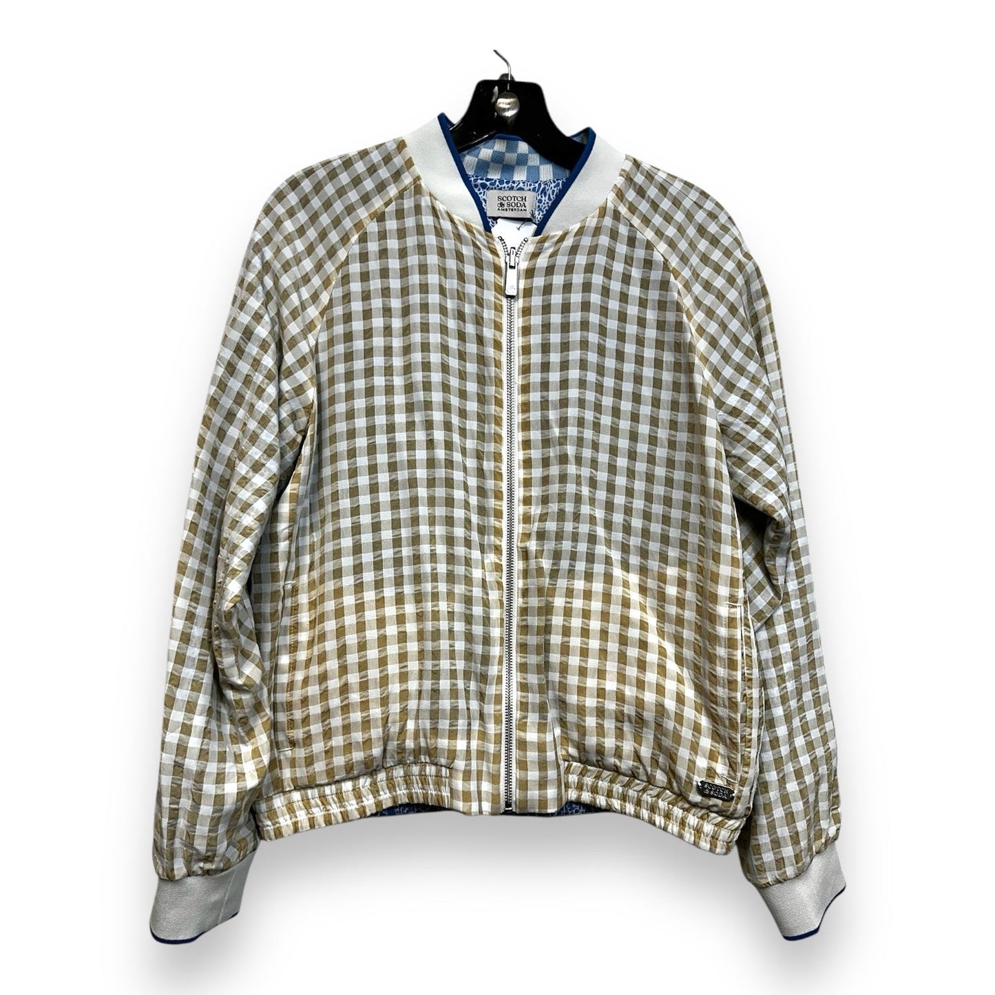 Jacket Other By Scotch & Soda In Checkered Pattern, Size: S