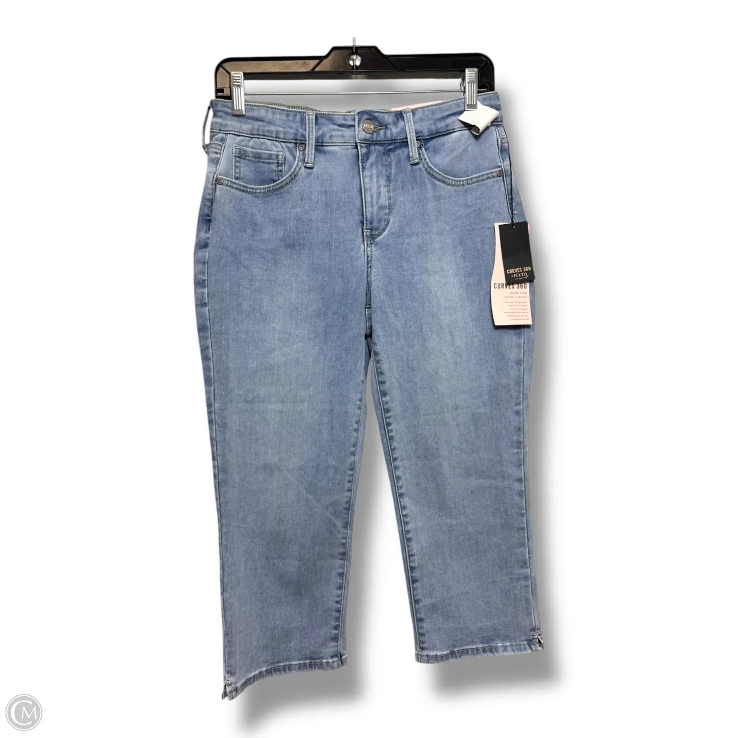 Capris By Not Your Daughters Jeans In Blue Denim, Size: 4