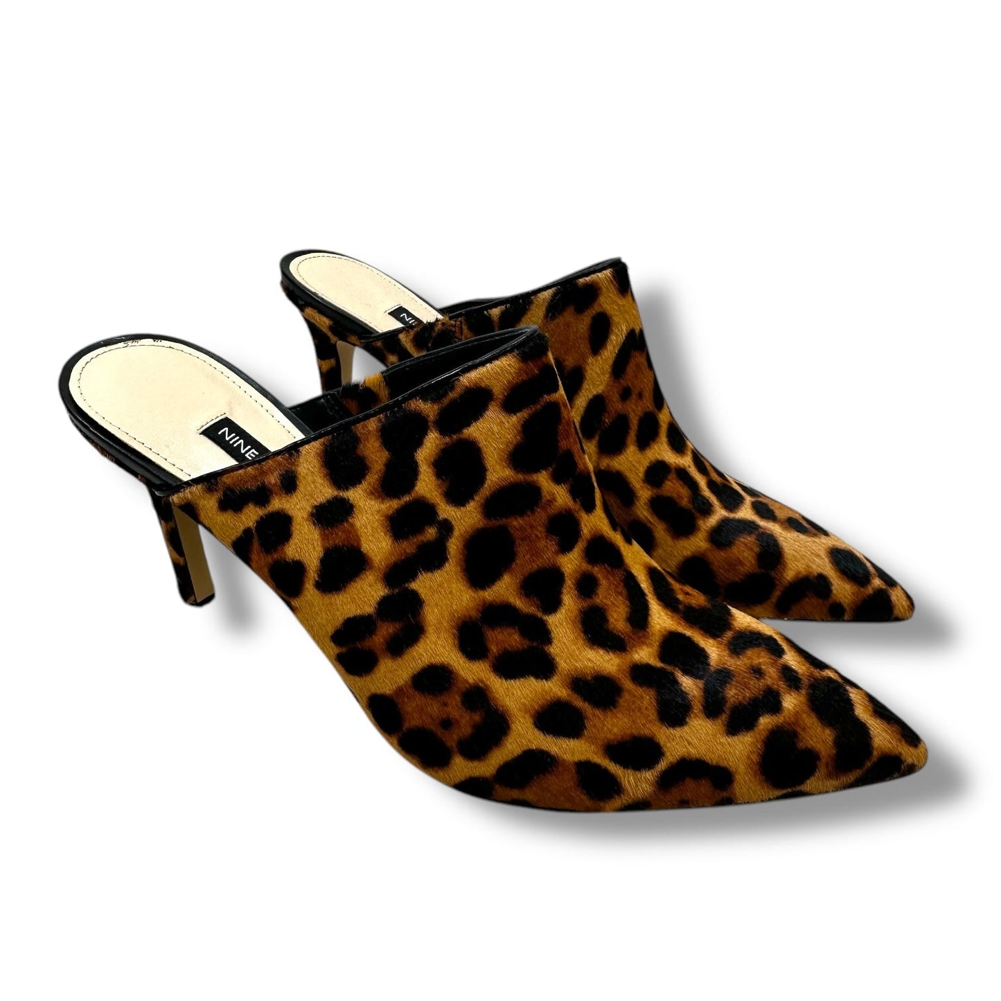 Shoes Heels Stiletto By Nine West In Animal Print, Size: 10