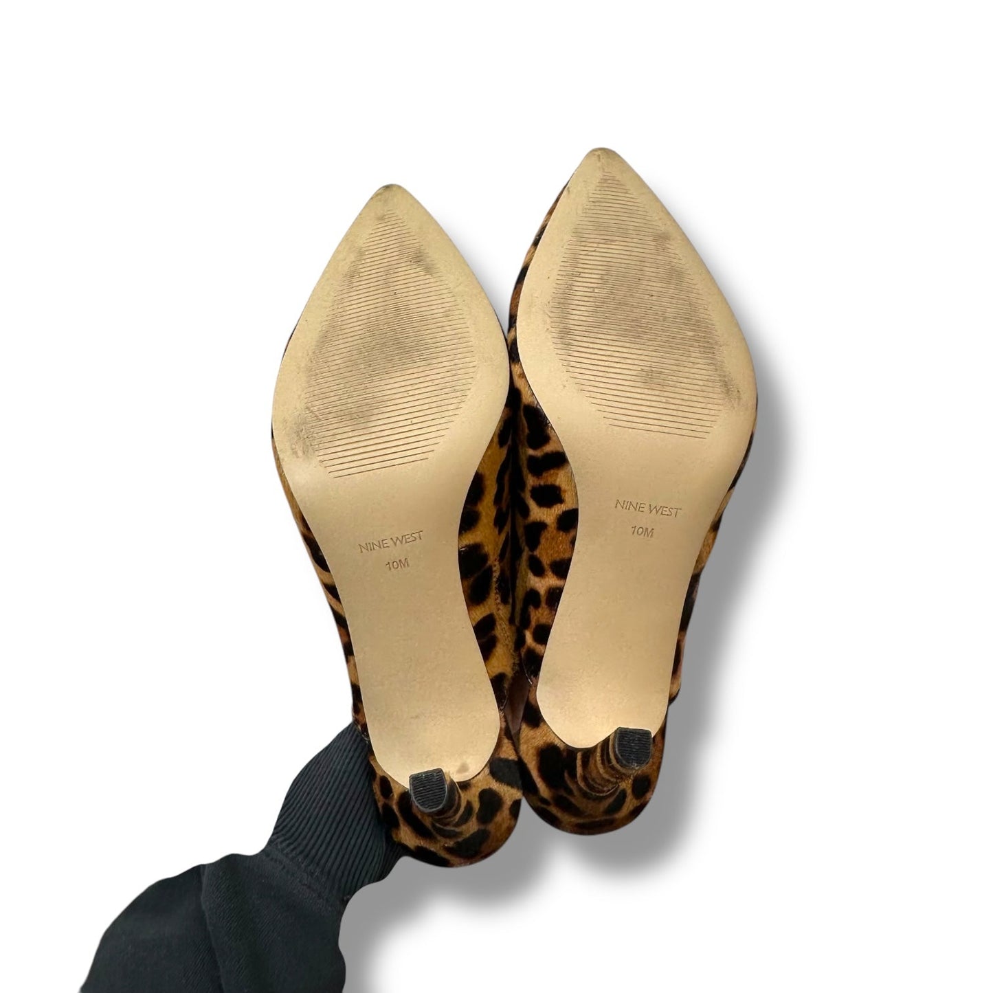 Shoes Heels Stiletto By Nine West In Animal Print, Size: 10