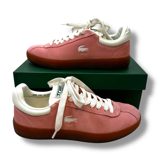 Baseshot Translucent Sole Sneakers By Lacoste In Pink, Size: 5