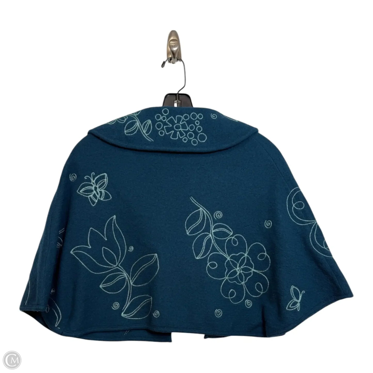 Shawl By Moth In Aqua, Size: S