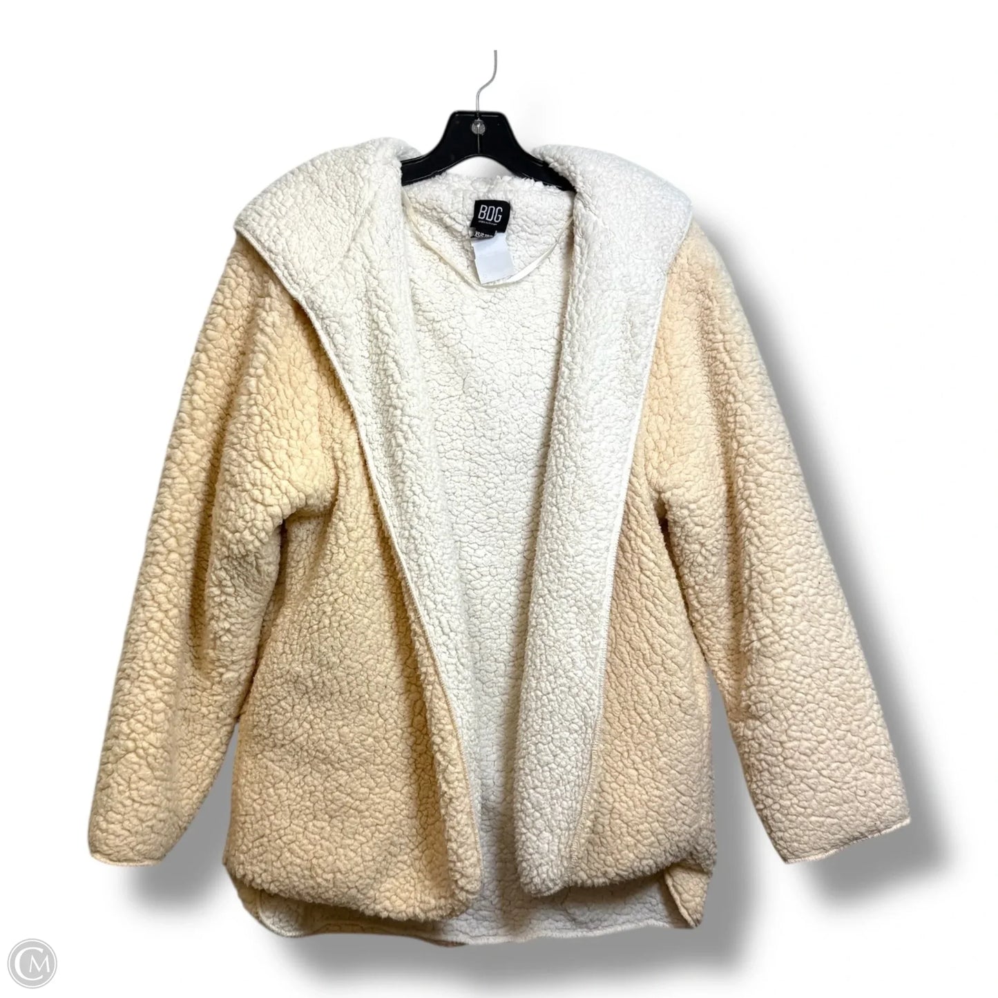Jacket Faux Fur & Sherpa By Bdg In Ivory, Size: S