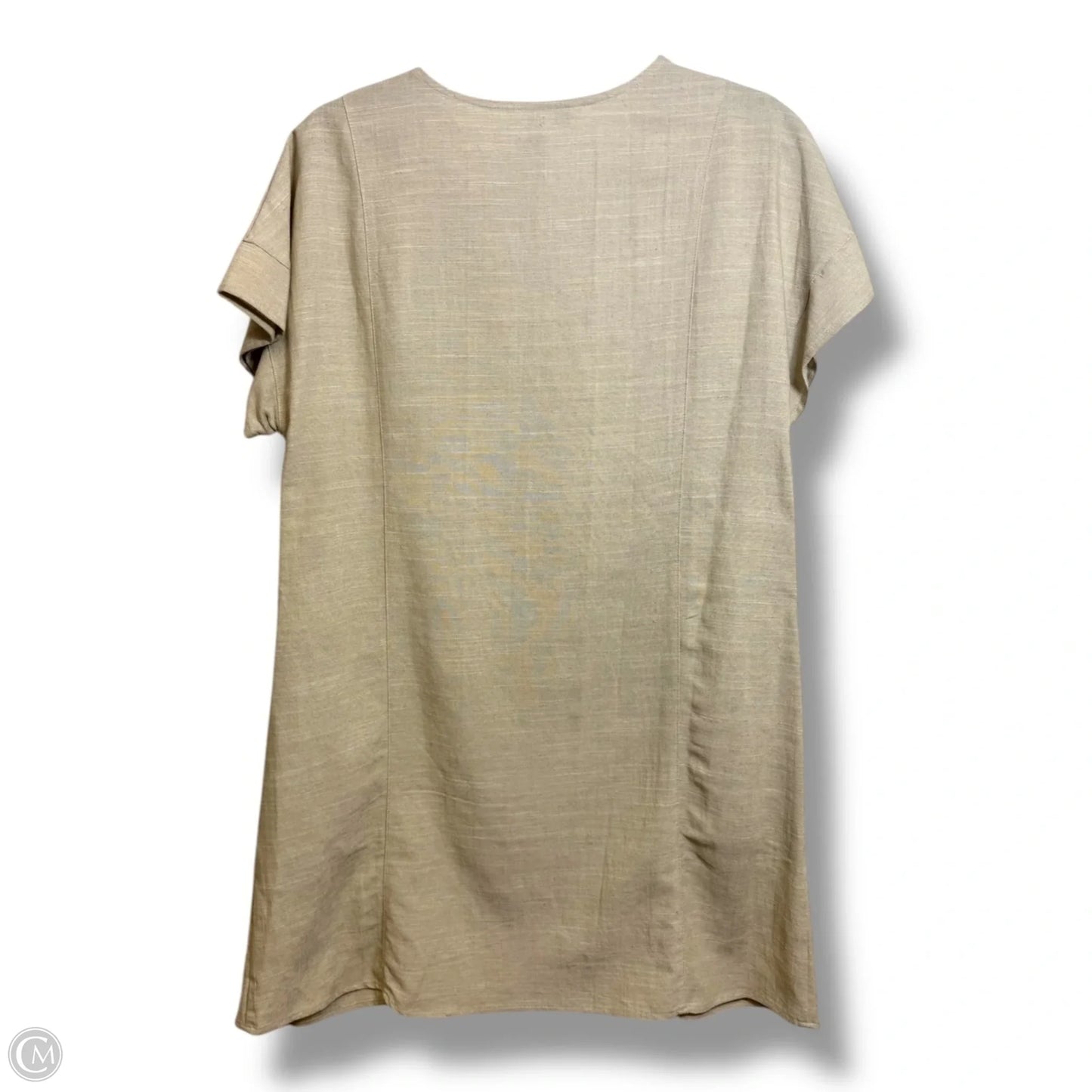 Dress Casual Short By Studio 1 In Tan, Size: S