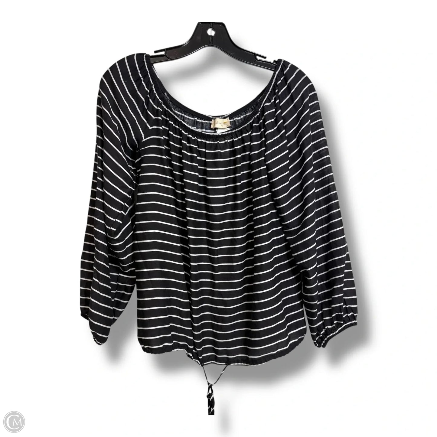 Blouse 3/4 Sleeve By Altard State In Striped Pattern, Size: M