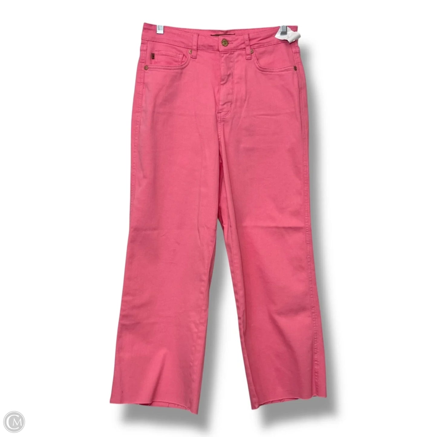 Jeans Cropped By Judy Blue In Pink, Size: 6