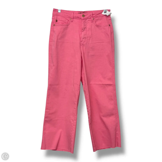 Jeans Cropped By Judy Blue In Pink, Size: 6