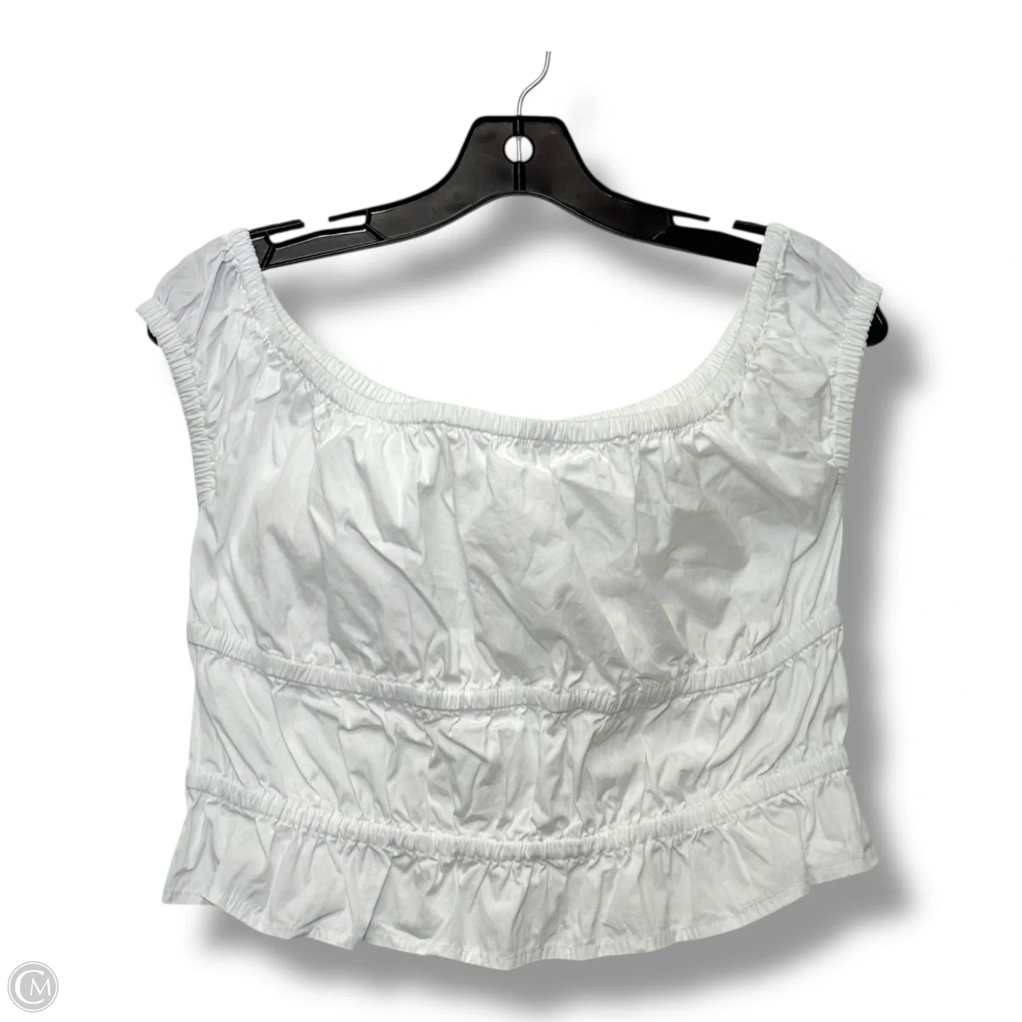 Top Sleeveless By Open Edit In White, Size: M
