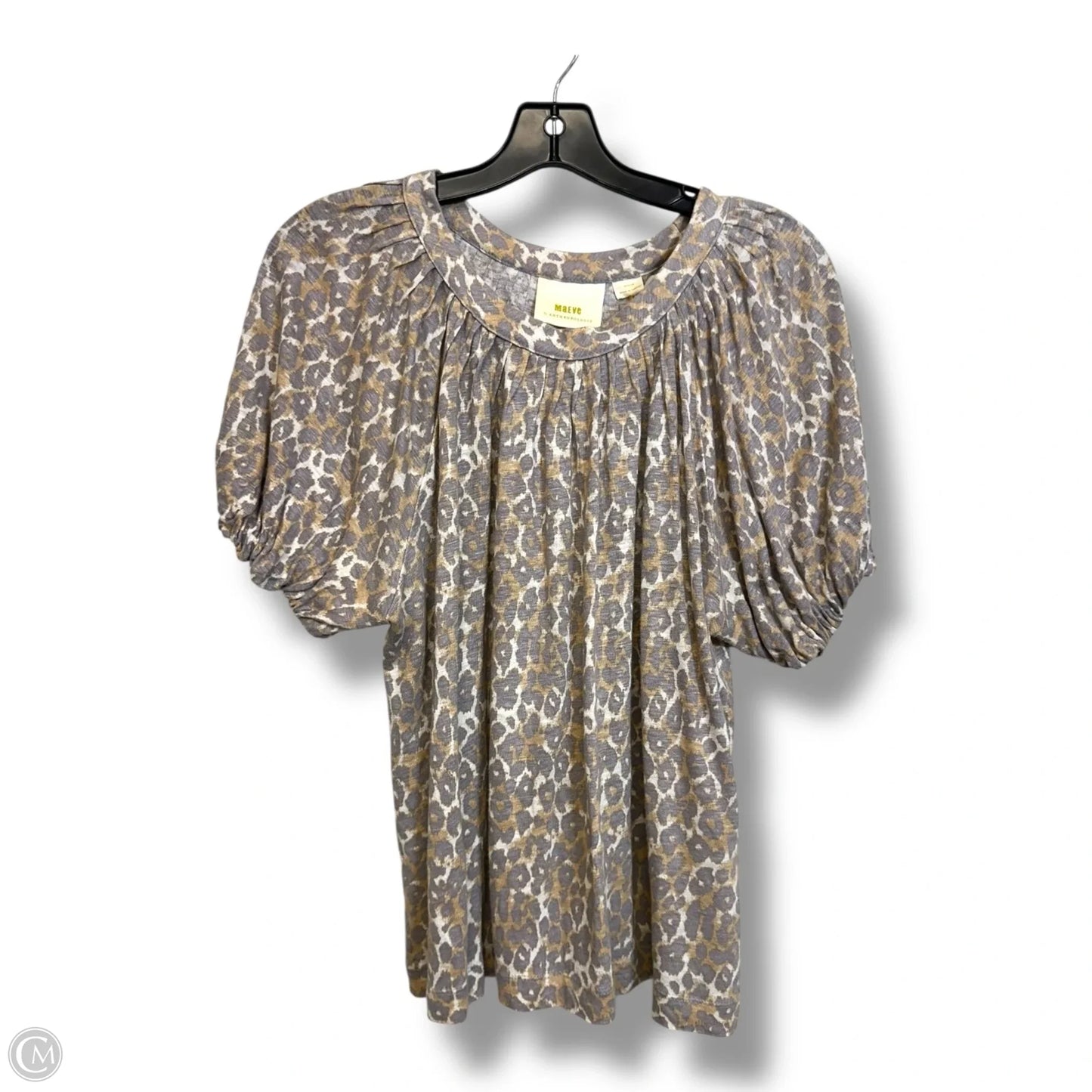 Top Short Sleeve By Maeve In Multi-colored, Size: M