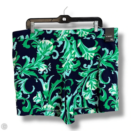 Shorts By New York And Co In Tropical Print, Size: Xl