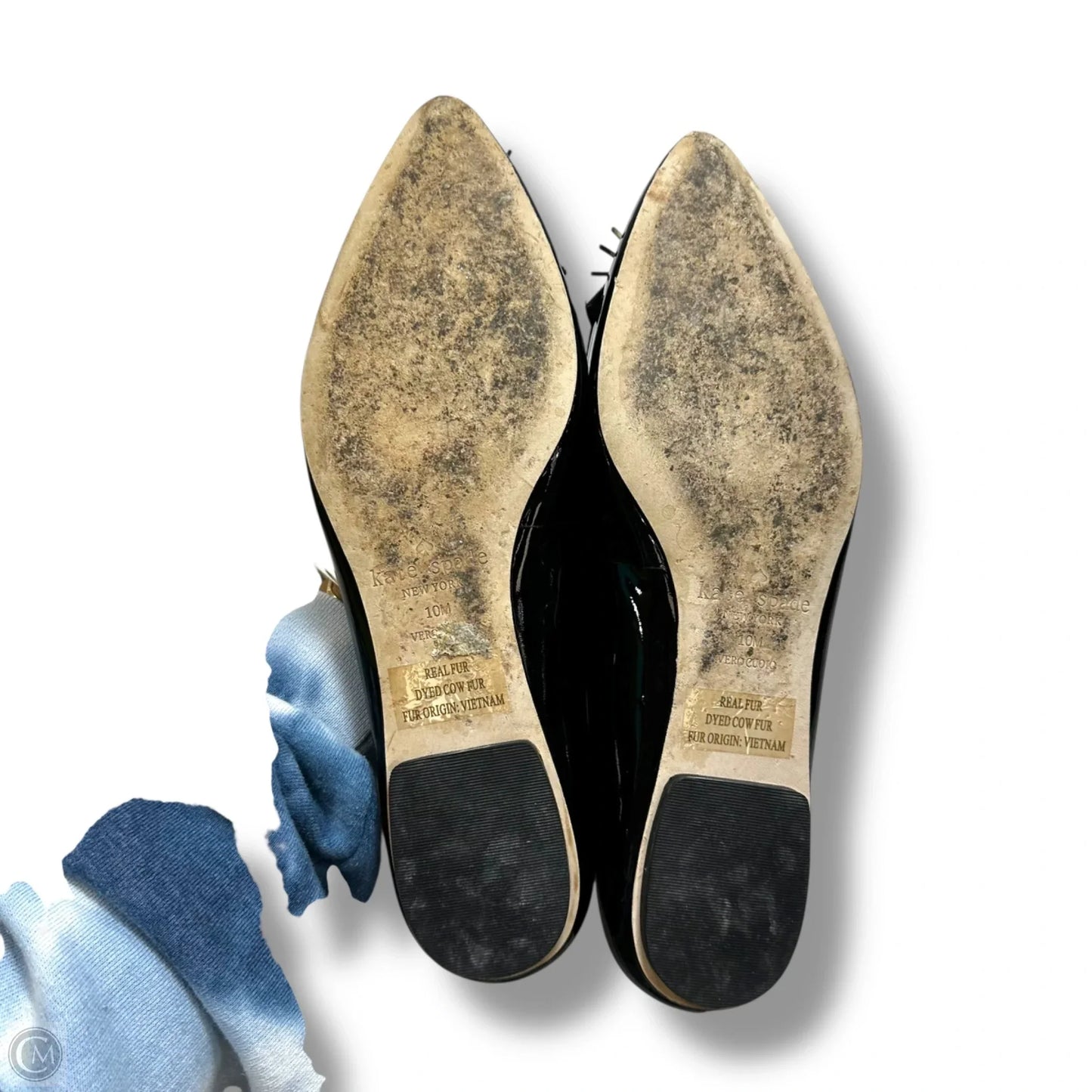 Cat Natasha Shoes Designer By Kate Spade In Black, Size: 10