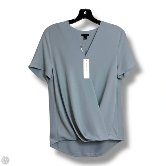 Top Short Sleeve By Ann Taylor In Blue, Size: S