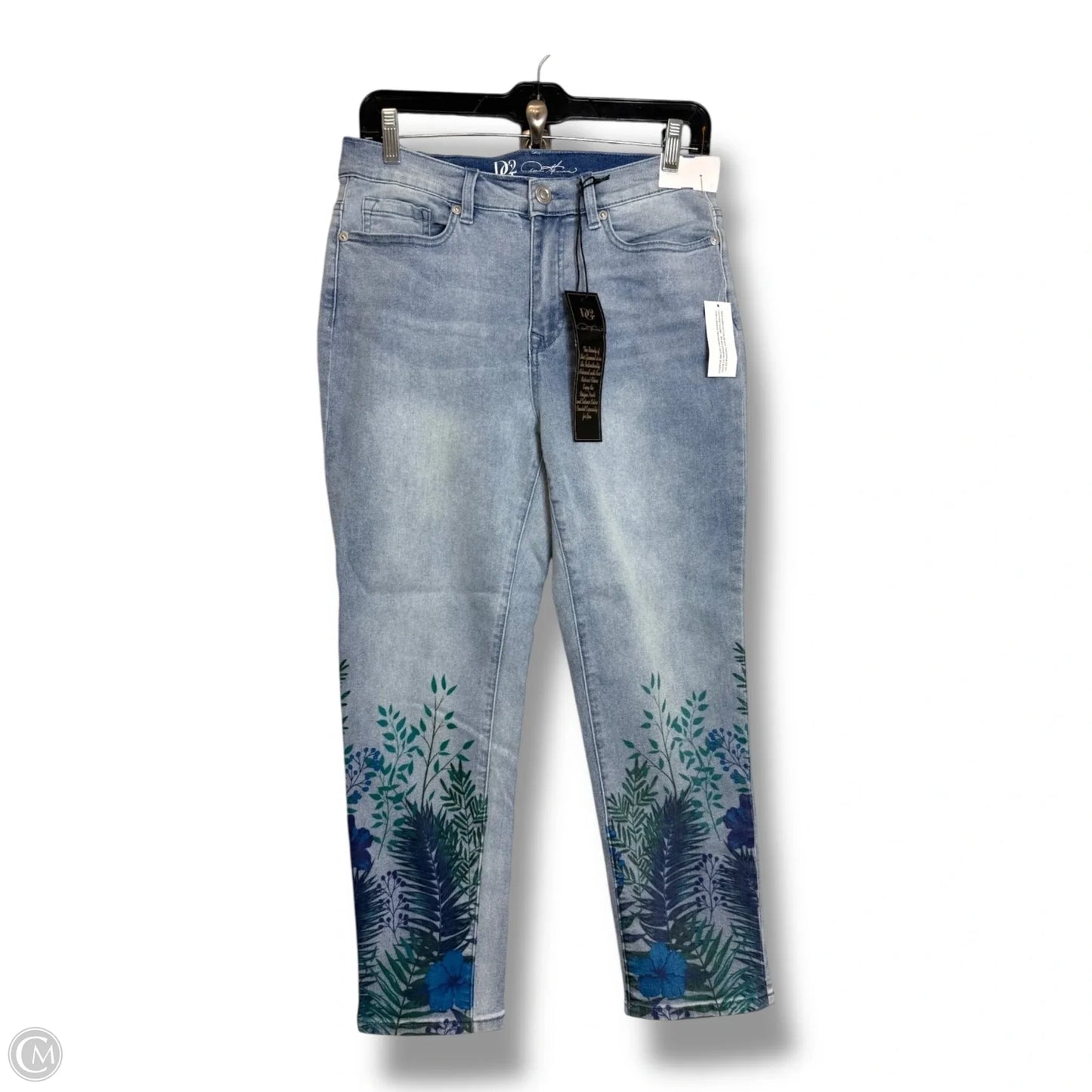 Jeans Cropped By Dg2 In Blue Denim, Size: 8